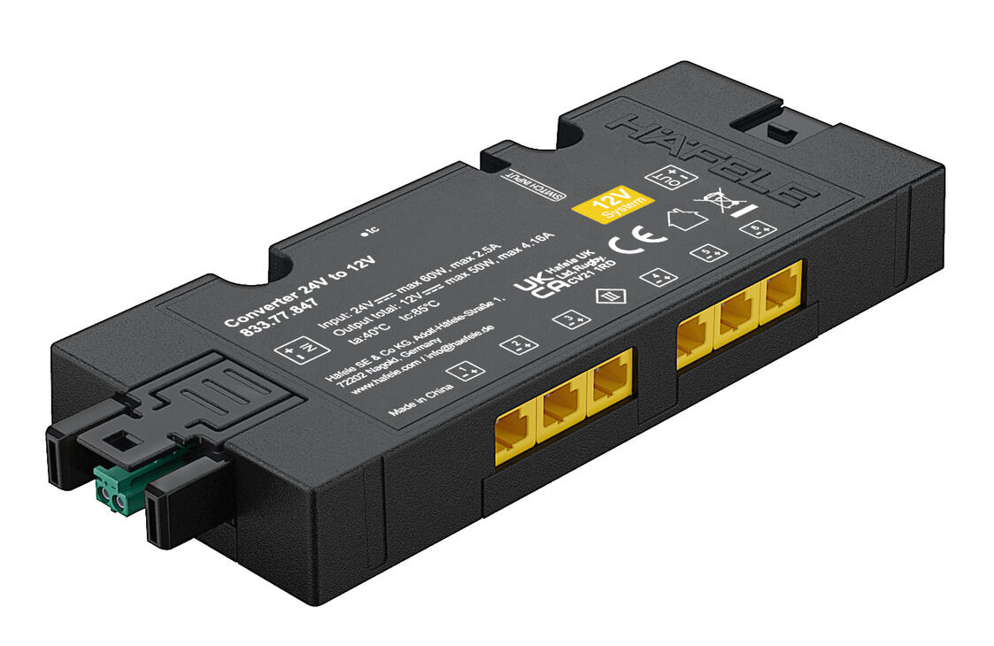 Konvertör, Hafele Loox5, 24 V - 12 V - 833.77.847
