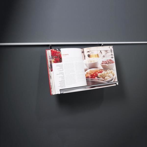 Hafele Yemek Kitabı Rafı Alüminyum 440x320x47mm