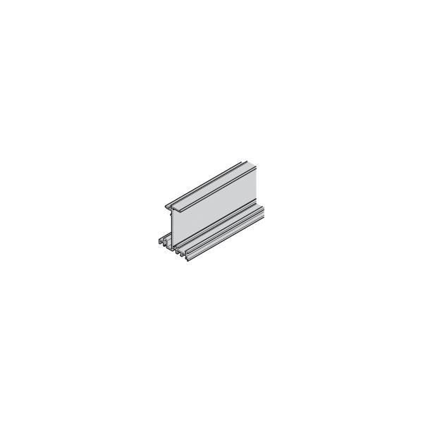 Hafele SLIDO F-Li43 70A Üst Taşıyıcı Ray Alüminyum Gümüş Renkli 2500mm