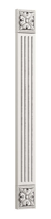 Häfele HERMES - Mobilya Kapağı 75x25 mm Gümüş Renkli Beyaz Mat 562.99.393