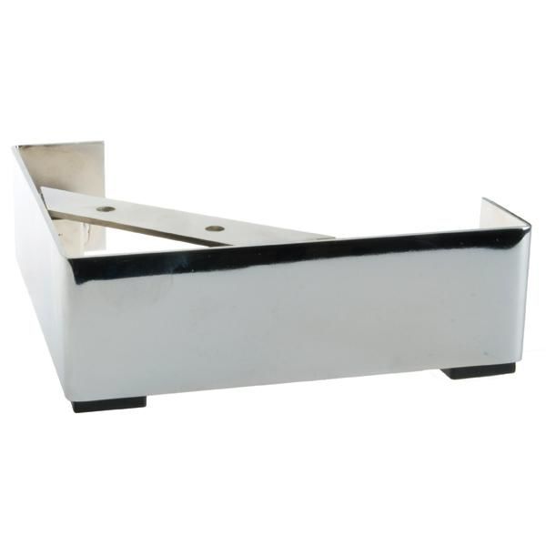 Hafele Mobilya Ayağı Çelik Krom Parlak 200x200mm H:60mm