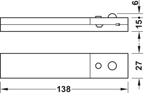 Dolap Aydınlatması, Hafele Slido F-Handle26 A3 Led Kulp