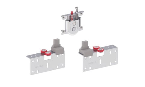 Ahşap Kayar Kapak Seti, Hafele MULTISOFT 60, İçte Kayan