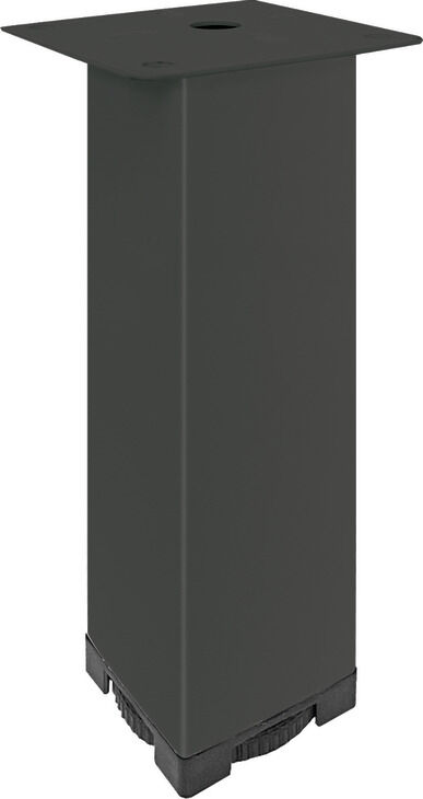 Häfele ARES II 40 Mobilya Ayağı Çelik - 100 mm Siyah Mat 634.90.370