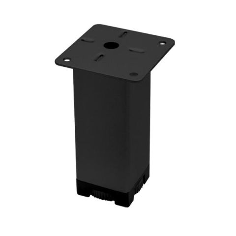 Hafele ARES II 40 Mobilya Ayağı Mat Siyah 40x150mm