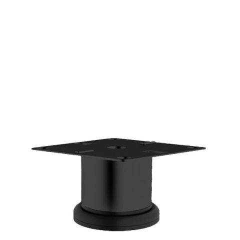 Hafele ALDEN 38 Mobilya Ayağı Çelik Mat Siyah 38x70mm