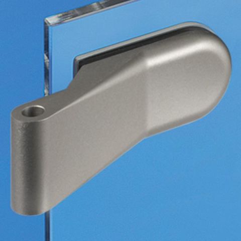 Hafele GHR 402/403 Cam Kapı Menteşe Seti Gümüş