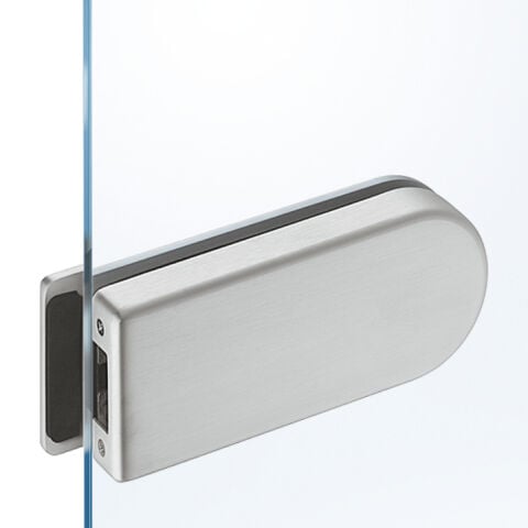 Hafele Cam kapı kilit karşılığı parça seti, GHR 102