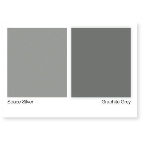 Hafele AluSplash Tezgah Arası Alüminyum Kaplama Graphite Grey/Space Silver