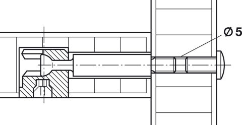 Häfele Dişli vida M4 dişli PZ2 yıldız çelik M4x10 mm 9 mm Nikel kaplama 020.92.720