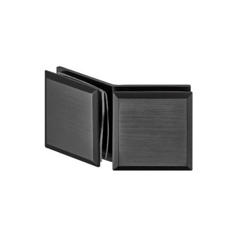 Hafele AQUASYS Cam tutucu,c/c,135º,grafit siyah