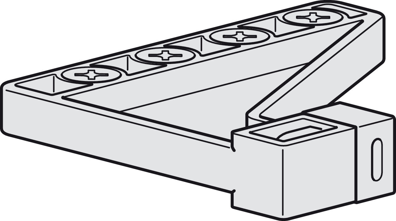 Parmak Kelepçe Koruması, Hafele Slido F-Line44 80A için