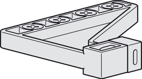 Parmak Kelepçe Koruması, Hafele Slido F-Line44 80A için