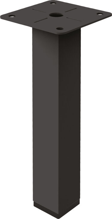 Häfele KUB 25 Mobilya Ayağı Çelik - 100 mm Siyah Mat 634.90.500