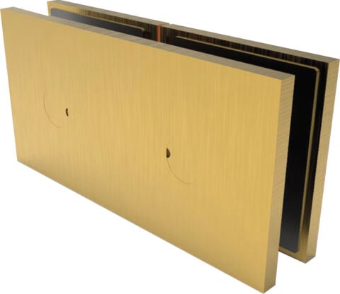 Camdan cama, 180°, Hafele FORTIUS 04 Duşkabin cam tutucu