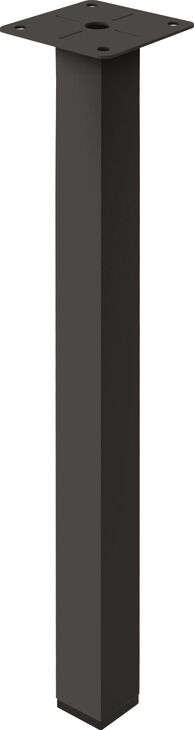 Häfele KUB 25 Mobilya Ayağı Çelik - 200 mm Siyah Mat 634.90.502