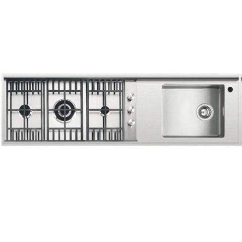 Hafele PLANO C Eviye+Ocak p. çelik sağ 151x45cm