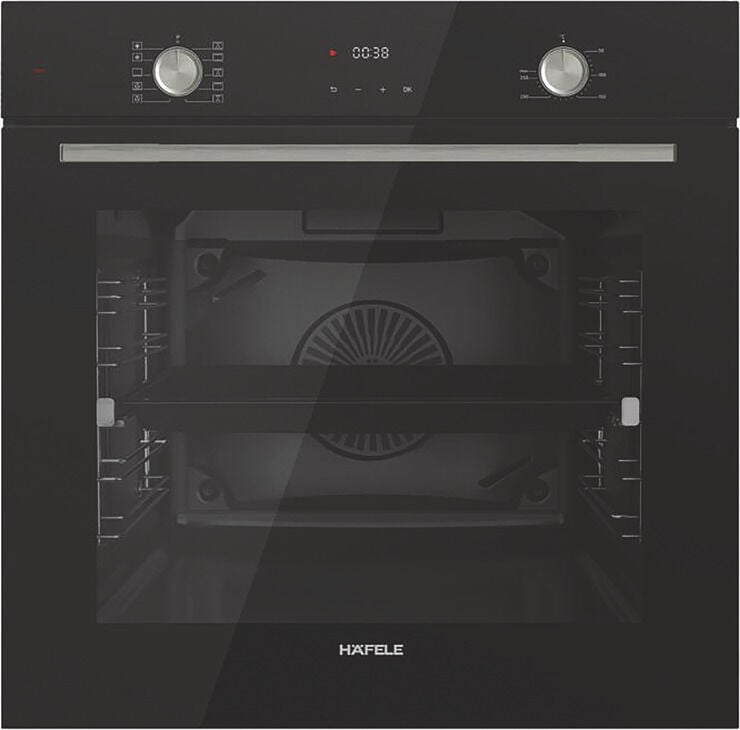 Häfele ORION Ankastre Fırın 60 cm 10 Programlı 73 595 mm Parlak cam 550 mm 240 V 2,500 W 533.09.411