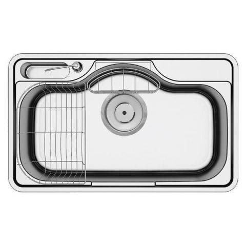 Hafele CAPUA COMBI Süngerlik, parlak krom