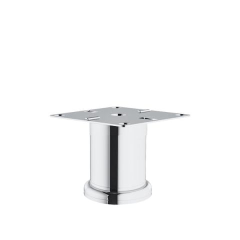 Hafele Mobilya Ayağı Çelik Parlak Krom Ø51mm H:100-120mm