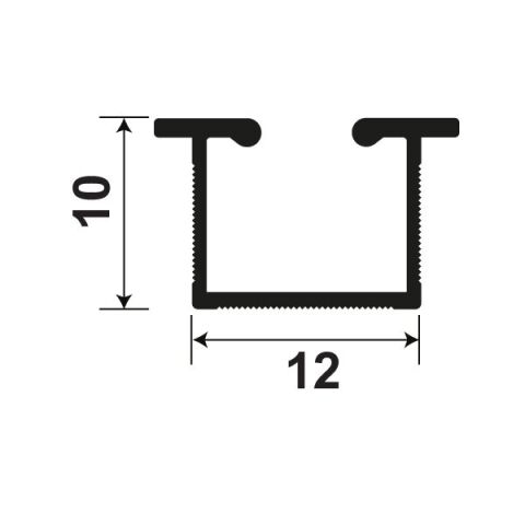 Hafele Anta Tekli Ray, 3M, Al.Eloksal - 402.37.665