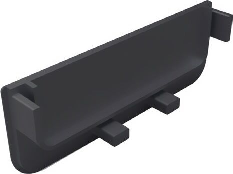 Hafele STRIATA-II-L Prof.handle black 4200mm