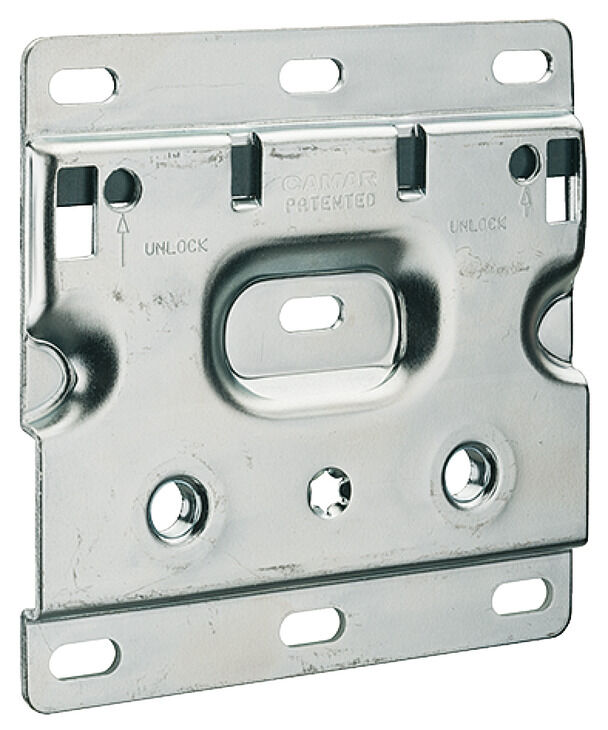 Häfele Montaj plakası Kancadan çıkma korumalı taban 48 mm 120 mm 290.40.991