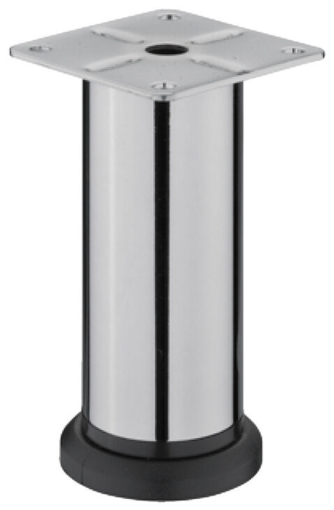 Häfele Mobilya ayağı plakalı yükseklik ayarlı 42 mm 38 mm 100 mm Krom Parlak 634.94.252