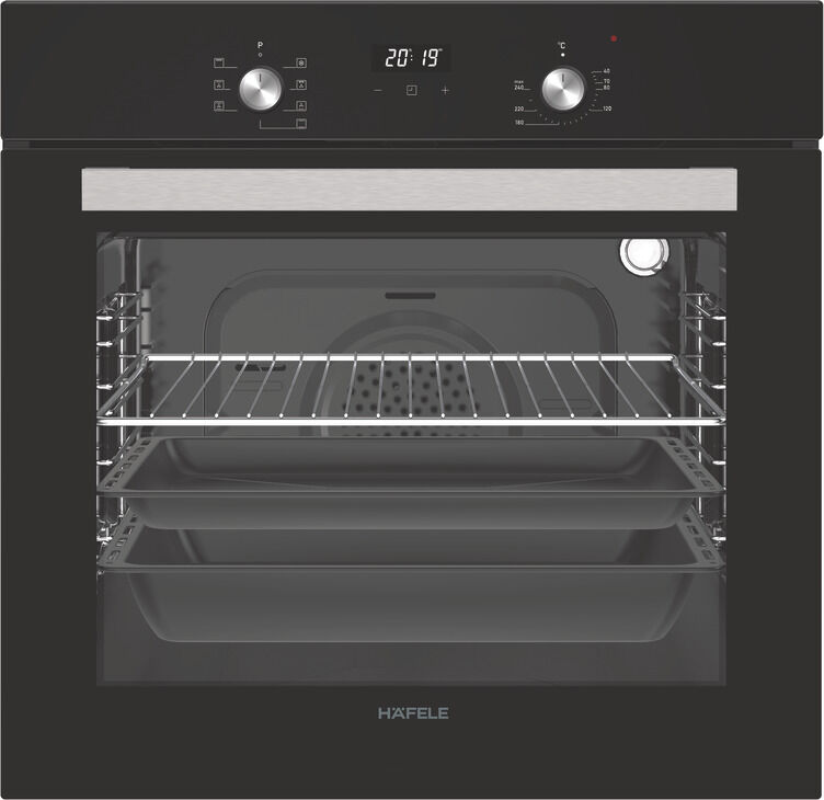 Häfele LUCE Ankastre Fırın 60 cm 7 Programlı 60 Litre 595 mm Parlak cam 550 mm 240 V 2,3 533.09.441
