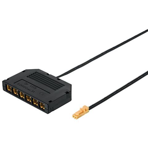 Hafele 6 Çıkışlı Çoklayıcı 12V Plastik Siyah