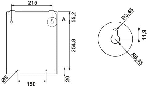 Kağıt Havlu Dispenseri, Hafele ARCHINOX - 980.48.543