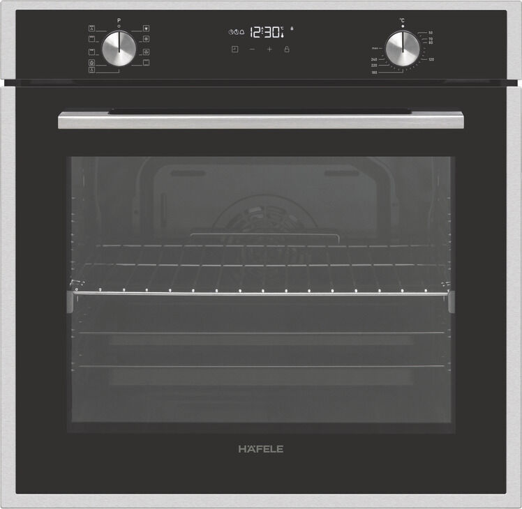 Häfele GOURMET Ankastre Fırın 60 cm 9 Programlı 78 595 mm Parlak cam 555 mm 240 V 3,100 W 533.09.481