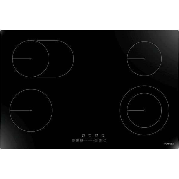 Hafele LUMINO Ocak seramik 77cm 2G1O1D siyah