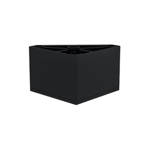 Hafele AIDA 80 Mobilya Ayağı Mat Siyah 80x50mm