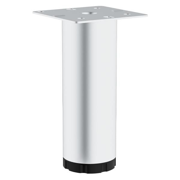 Hafele ARVIN 60 Mobilya Ayağı Çelik Mat Krom 60x70mm