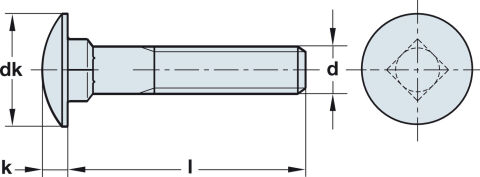 Häfele Yuvarlak başlı vida Somunsuz - M6x40 mm 40 mm 025.03.035