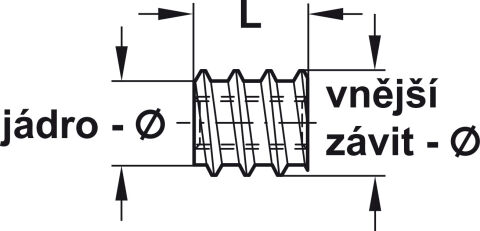 Häfele Vidalı kovan Tornavida yuvalı çelik - 8x8 mm 8 mm 030.00.100