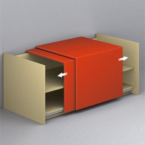 Hafele COMBINO L 40 Kayar Kapak Seti 3k