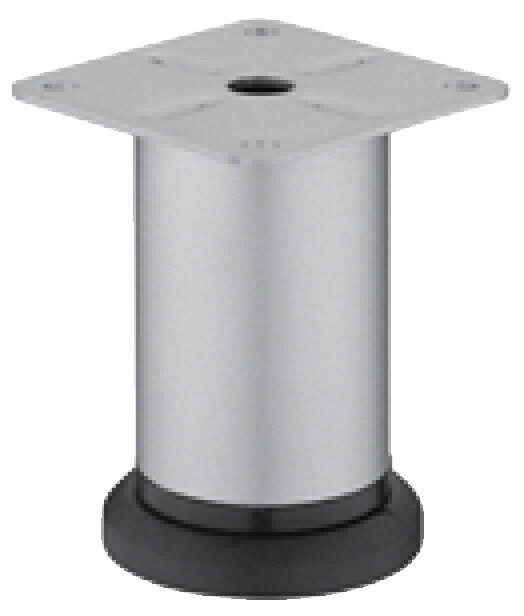 Häfele Mobilya ayağı plakalı yükseklik ayarlı 42 mm 38 mm 70 mm Krom Mat 634.94.451