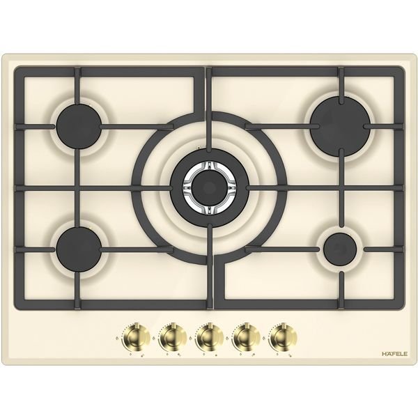 Hafele VINTAGE Ocak gazlı 70cm 4G1W krem/altın