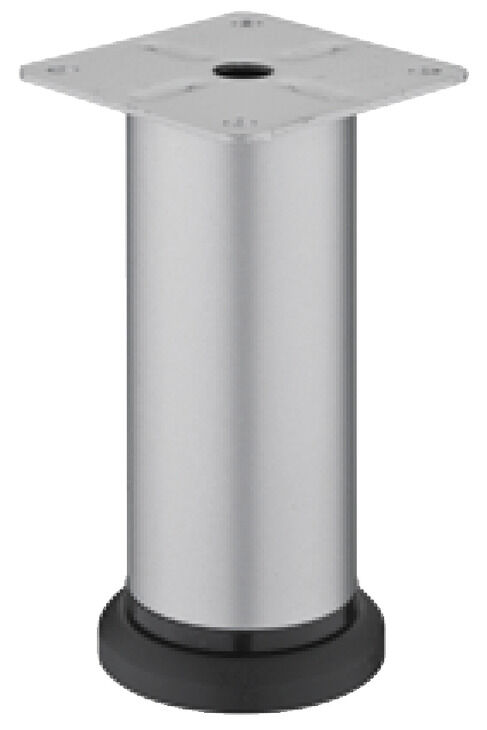 Häfele Mobilya ayağı plakalı yükseklik ayarlı 42 mm 38 mm 100 mm Krom Mat 634.94.452