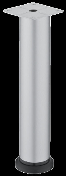 Häfele Mobilya ayağı plakalı yükseklik ayarlı 42 mm 38 mm 200 mm Krom Mat 634.94.454