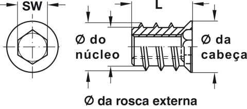 Häfele Vidalı kovan Çelik Sürgü ile - 10x15 mm 10 mm Sarı Kromaj 030.10.564
