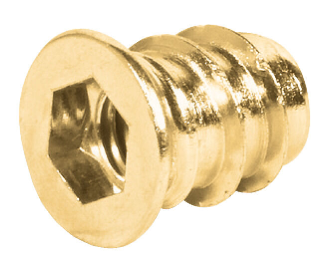 Häfele Vidalı kovan Çelik Sürgü ile - 10x15 mm 10 mm Sarı Kromaj 030.10.564
