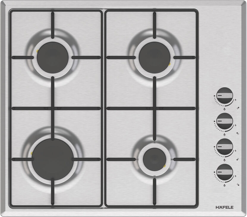 Häfele ETERNAL Ankastre Ocak 60 cm Paslanmaz Çelik 4 580 mm 100 mm Inox 240 V 1x2,9 k W 533.09.801