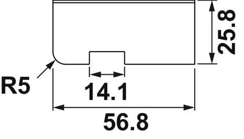 Häfele STRIATA-II-U Bağlantı Parçaları Alüminyum Gri Mat 126.58.074