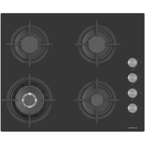 Hafele ORION Ocak gazlı 62cm 3G1W siyah cam