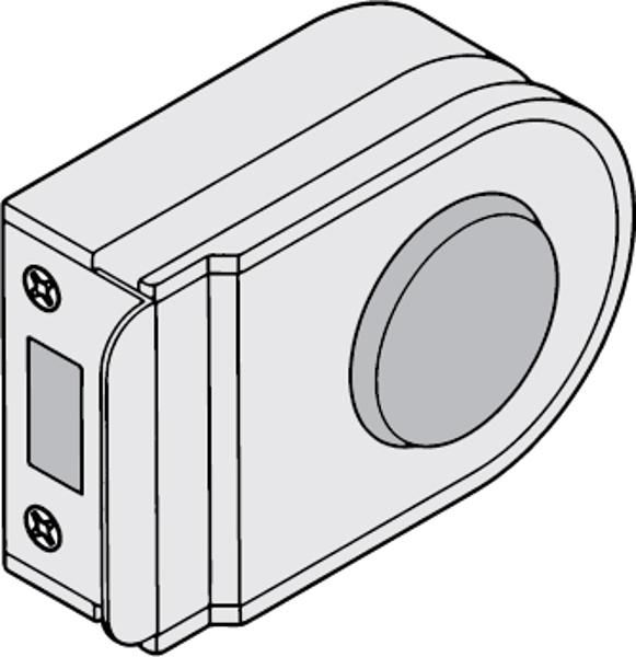 Hafele NOVA Cam Kapı Kilit Karşılığı Gümüş Renkli