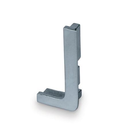 Hafele STRIATA - L Kulp Yan Kapak, Sağ Mat Krom