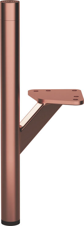 Häfele LUNGO Mobilya Ayağı Alüminyum - 140 mm Rose Parlak 634.94.520